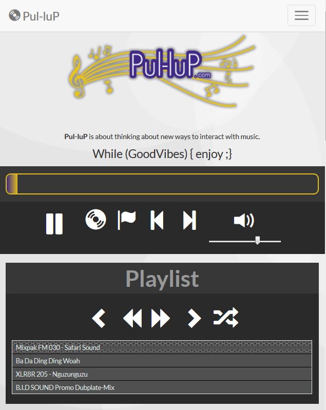 Pul-luP version 5 sur un écran mobile